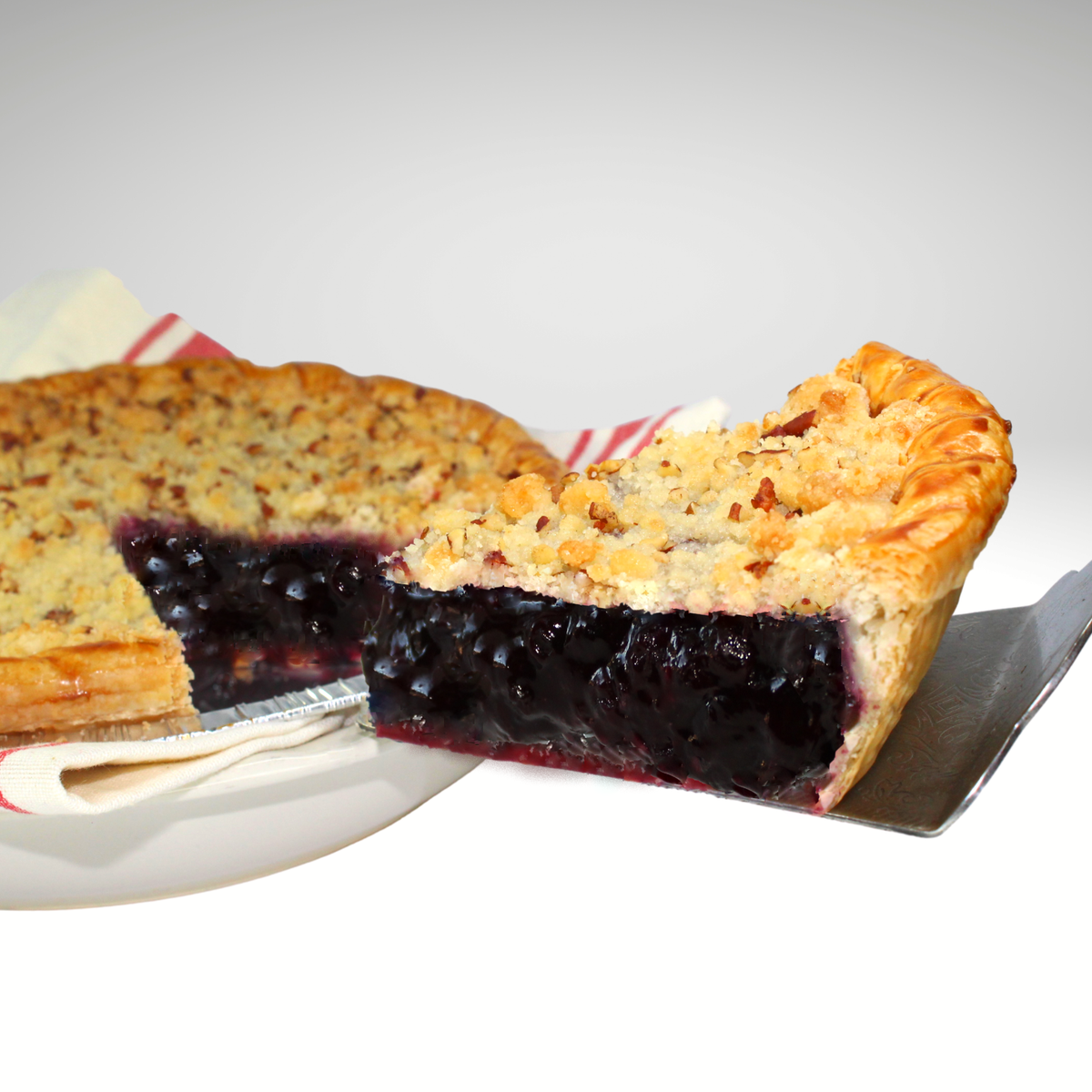 Blueberry Streusel Pie Everett & Elaine